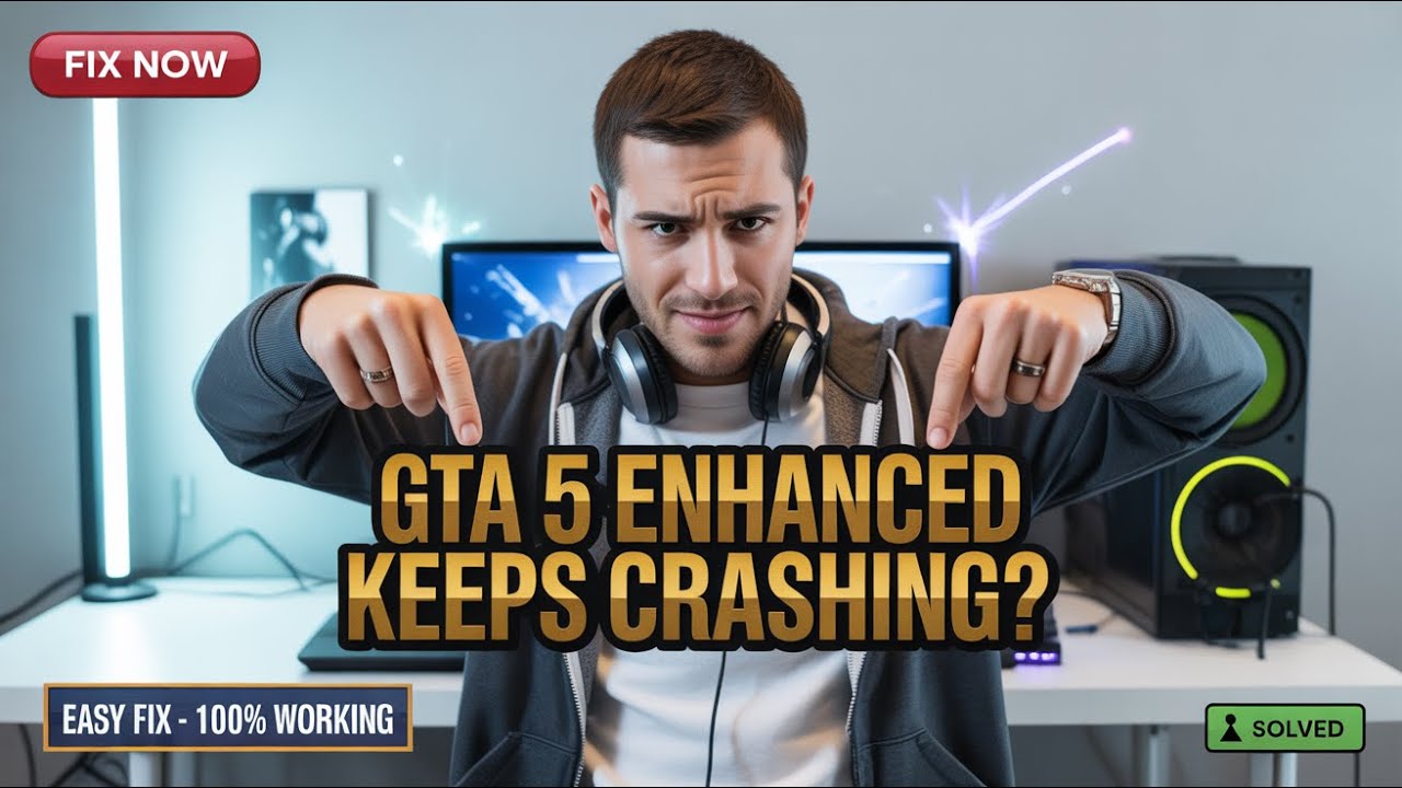 GTA 5 Enhanced Keeps Crashing on PC? Easy Fix for Crash Issues (2025)