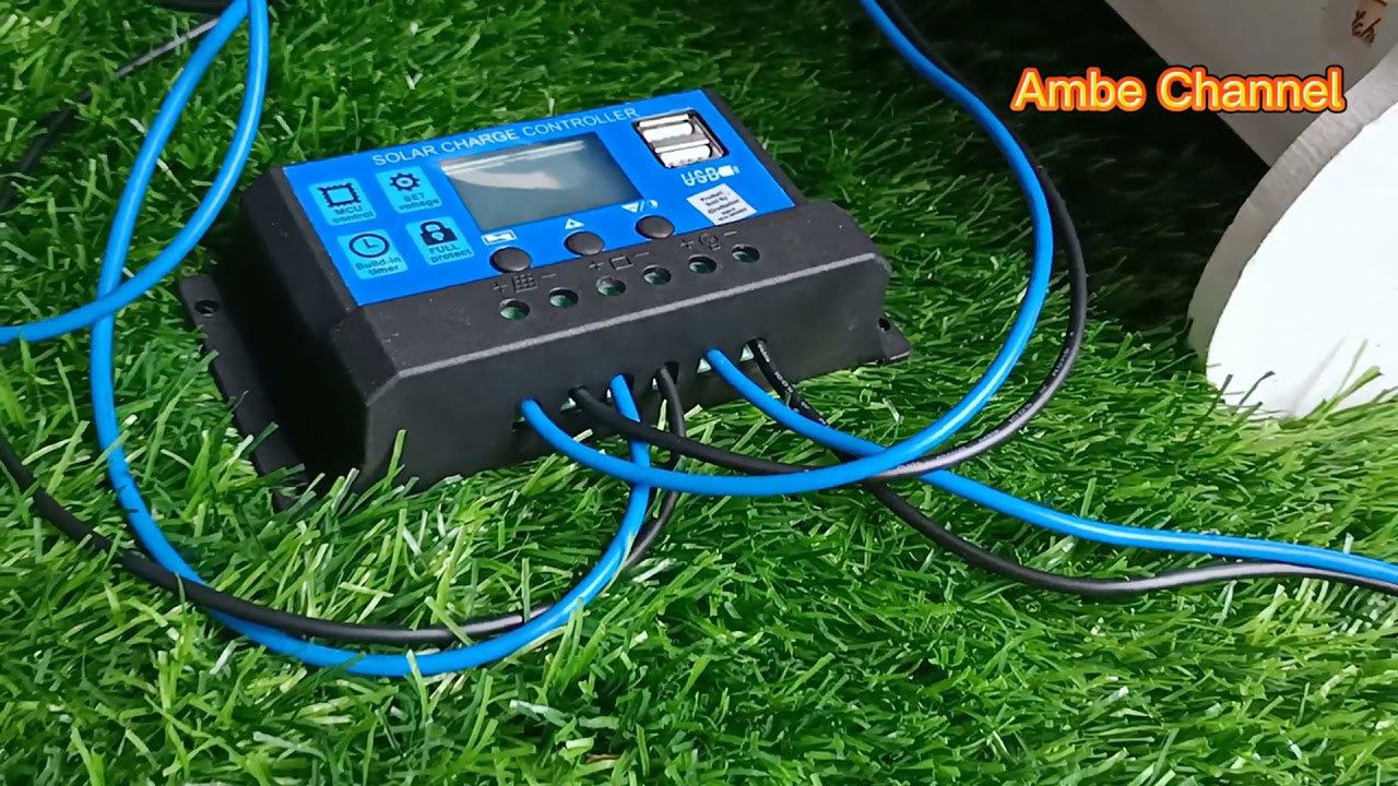 Buat Sdiri #12 Solar Charge Controller+Solar Panel 7v+Battery 12v 26AH+Subm Water Pump 12v..Ok ke?.