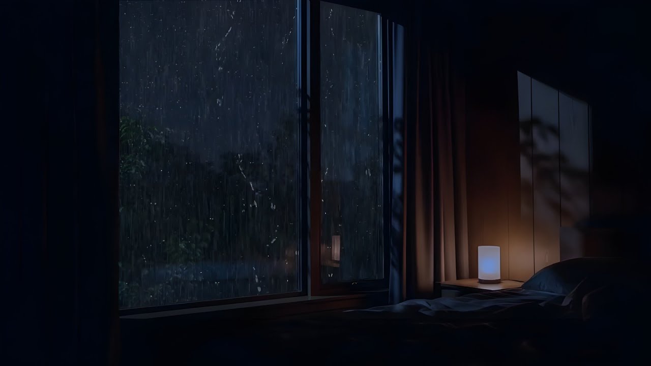 Rain Sounds on Window ⛈️ | Calm Your Heart... You Deserve Some Rest