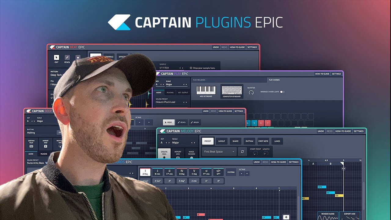 Using Captain & Pilot Plugins by @mixedinkey to make a BEAT!! 🎧