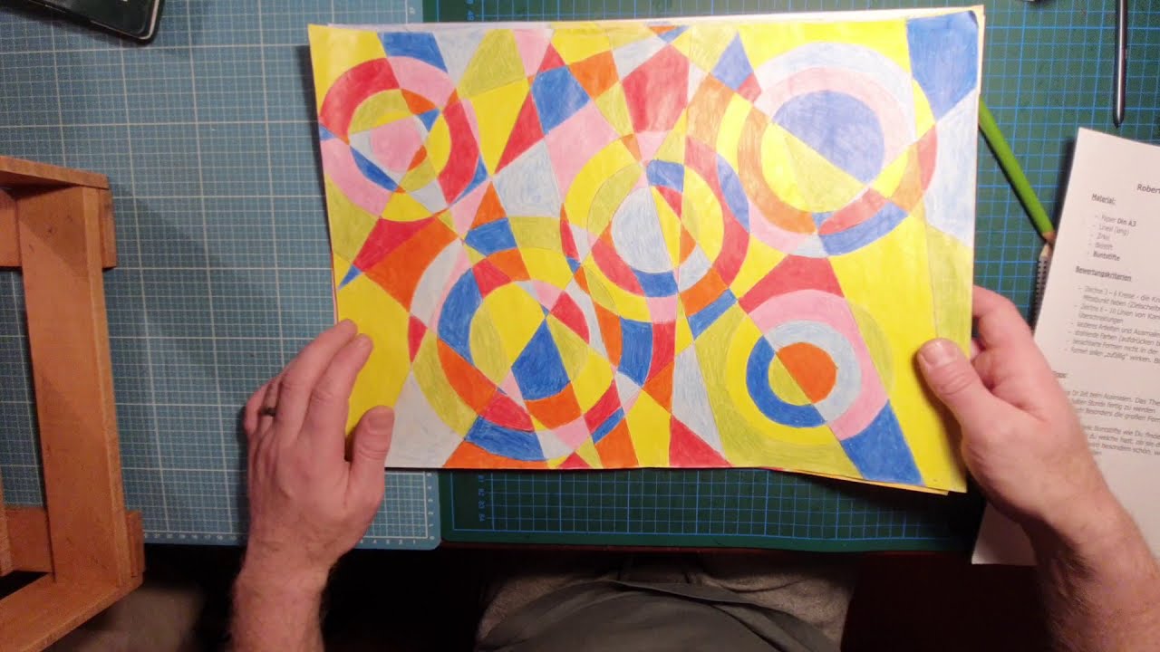 So male ich ein Bild wie Robert Delaunay