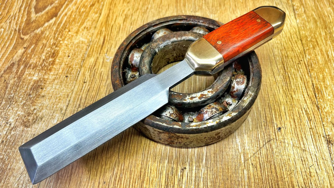 DIY A Chisel From An Old Bearing