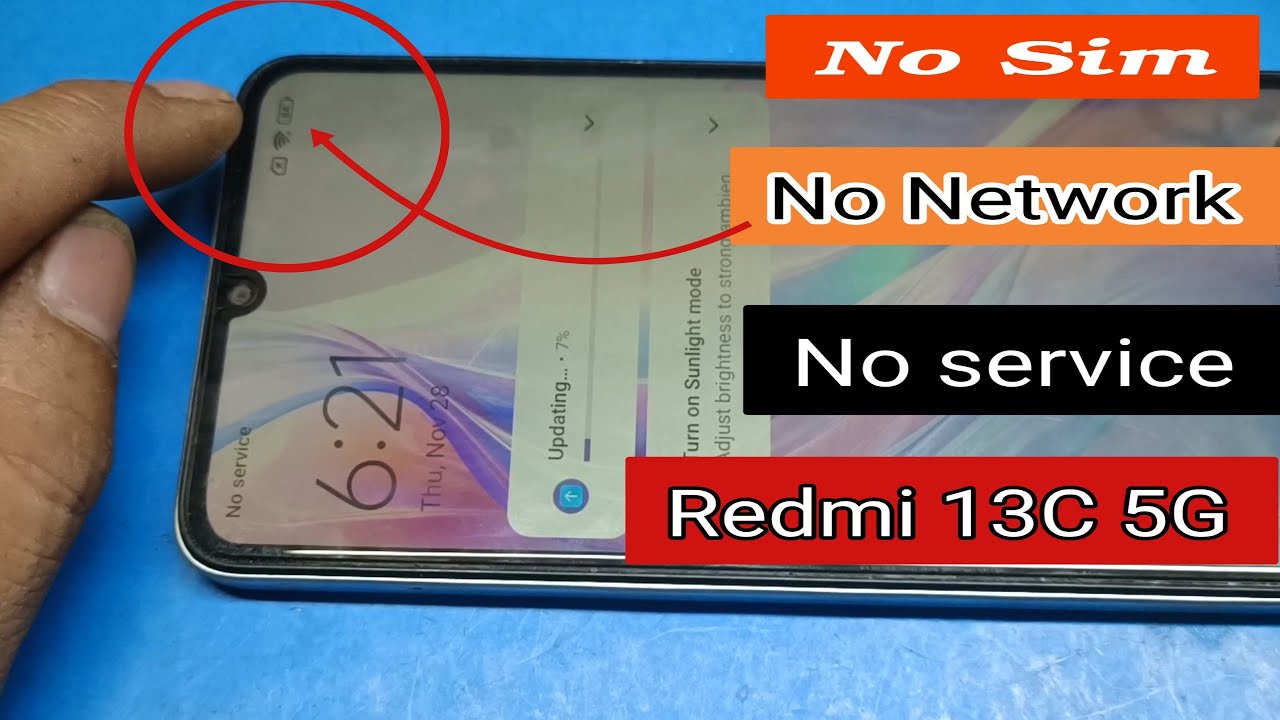 Redmi 13C 5G No Sim/No service / No Network Solutions #mobilephone