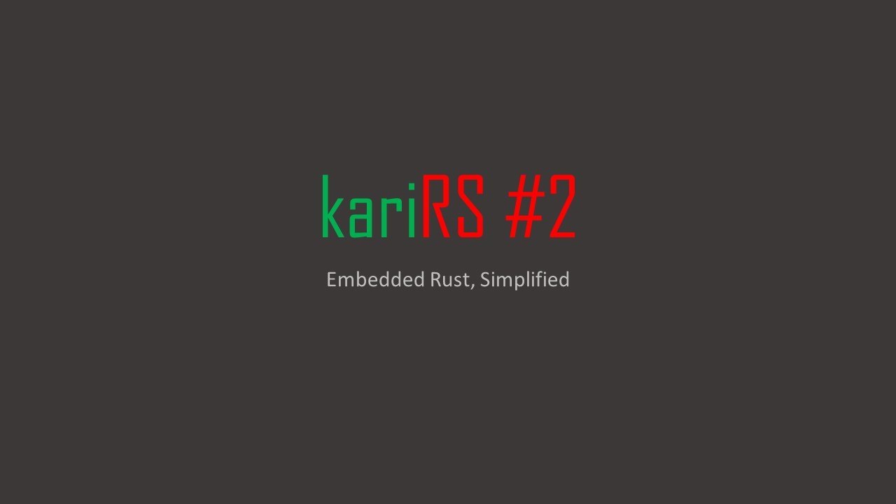 kariRS Sessions #2:  timing basics
