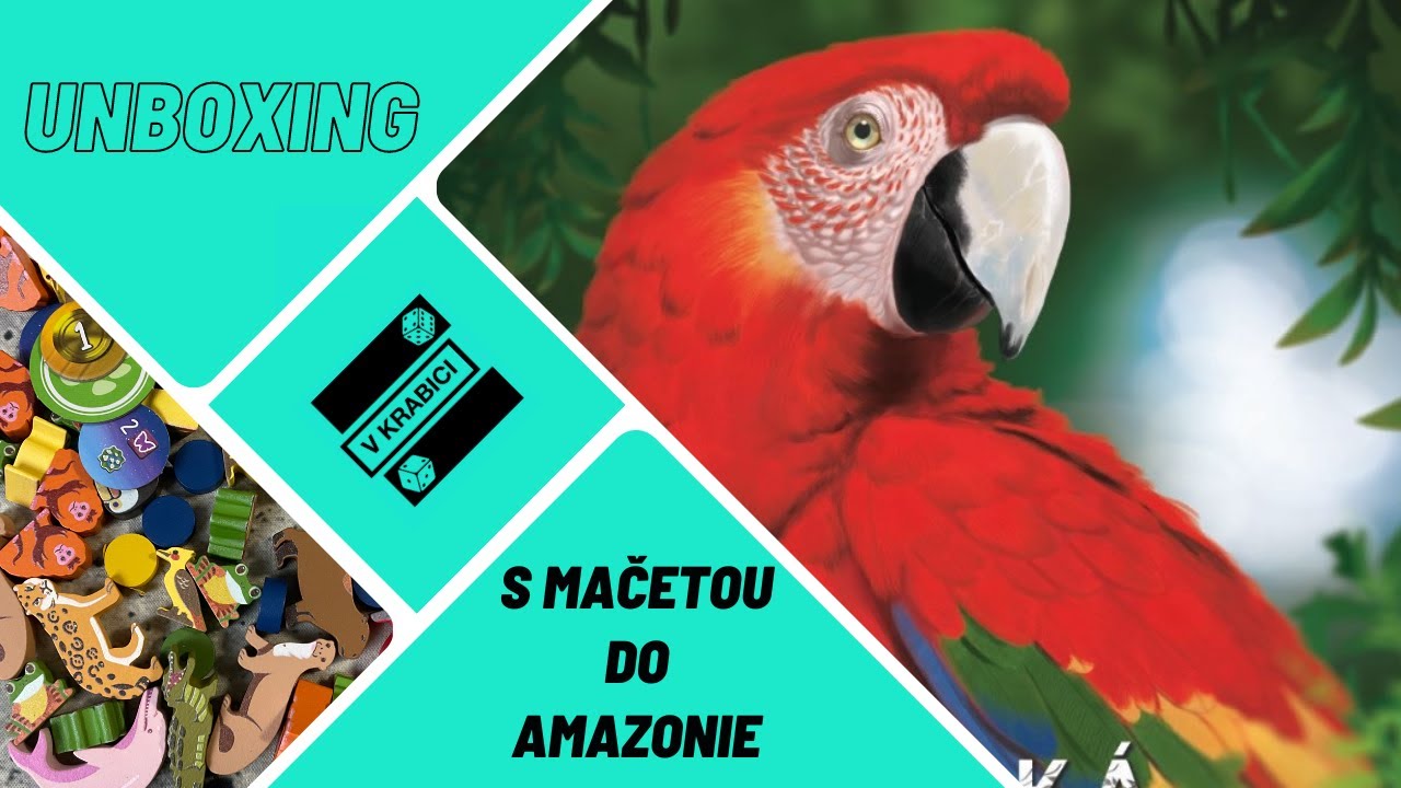 UNBOXING | DIVOKÁ AMAZONIE  | Představení deskové hry