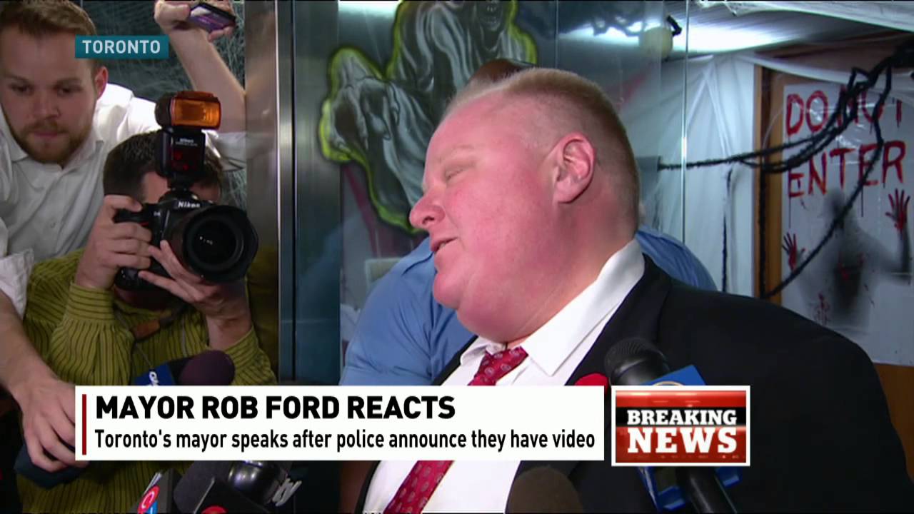 Toronto Mayor Rob Ford speaks in wake of news that police have video