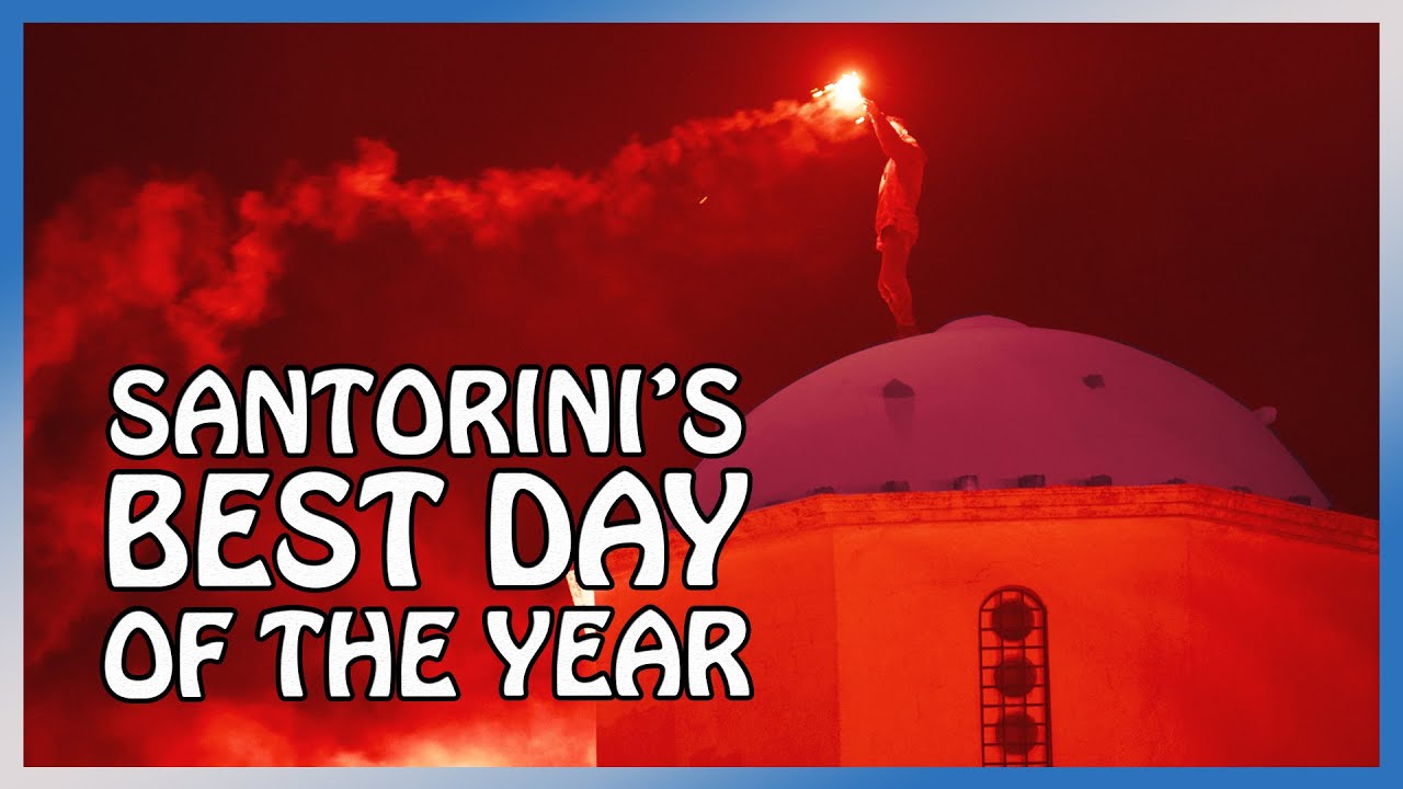 Santorini’s AMAZING CELEBRATION you had no idea was happening every year !