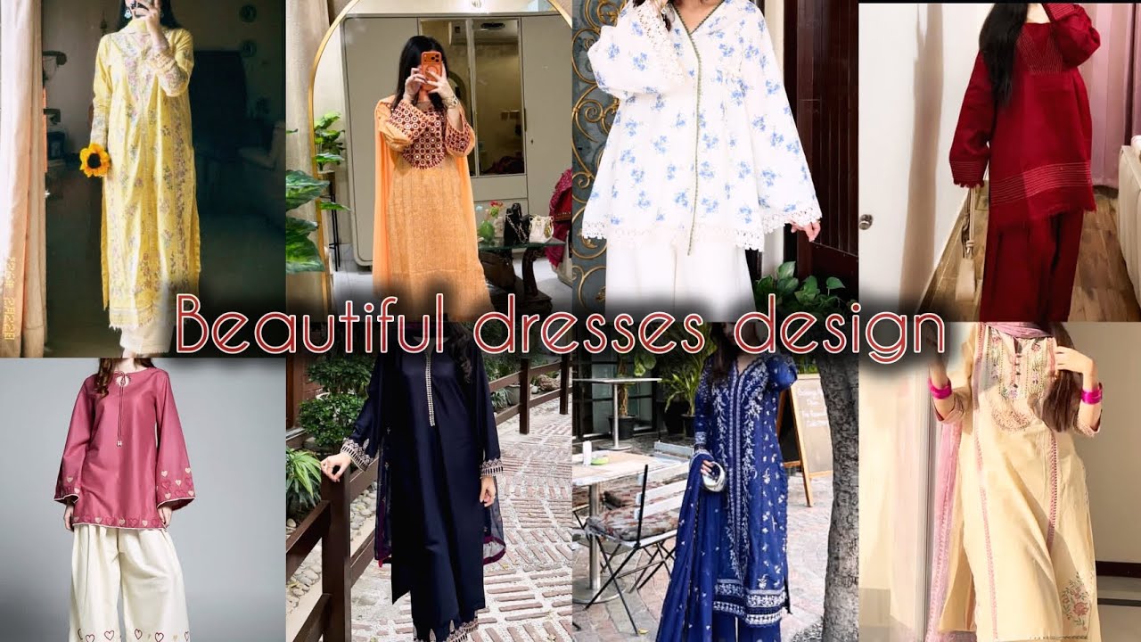 Beautiful aesthetic dresses design of women/girl/ for Eid / wedding/ party #dress #dressdesign 
