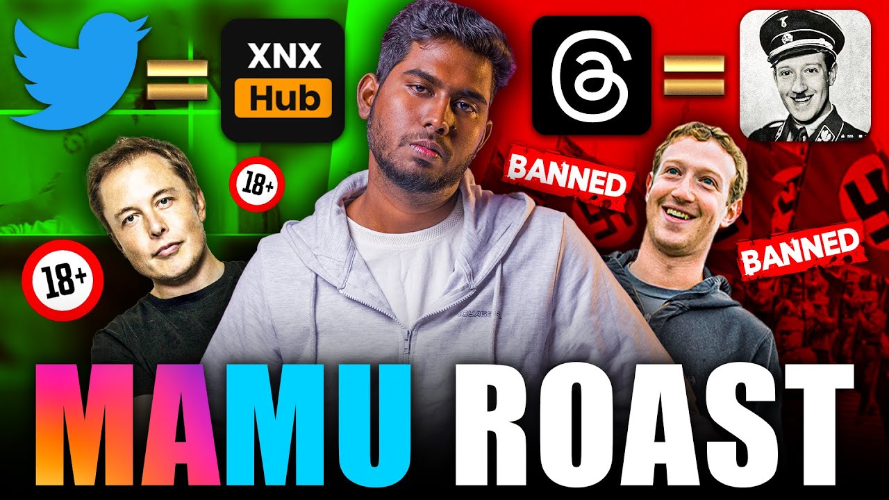 MAMU ROAST 😂 | Elon Musk vs Mark Zuckerberg #twitter #threads