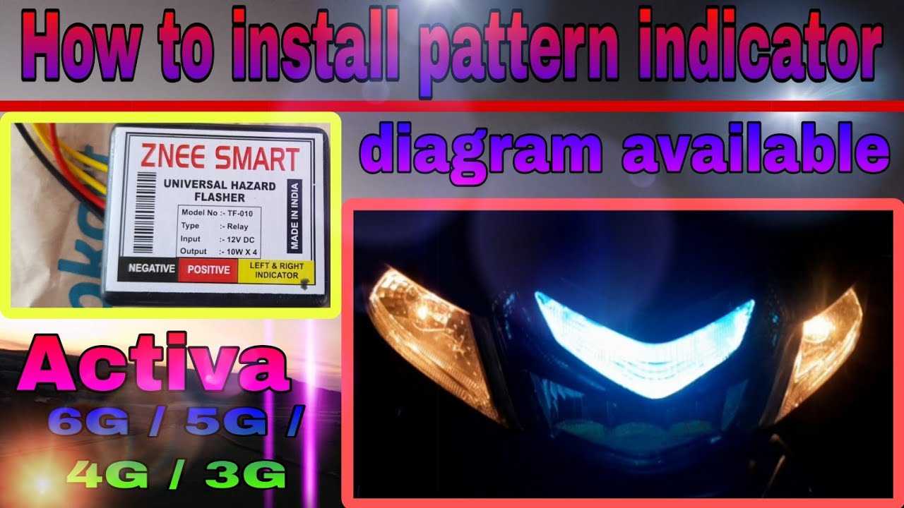 activa 5g indicator modified,5g indicator light flasher,aciva 5 hzad light,actva,activa 5g modified,