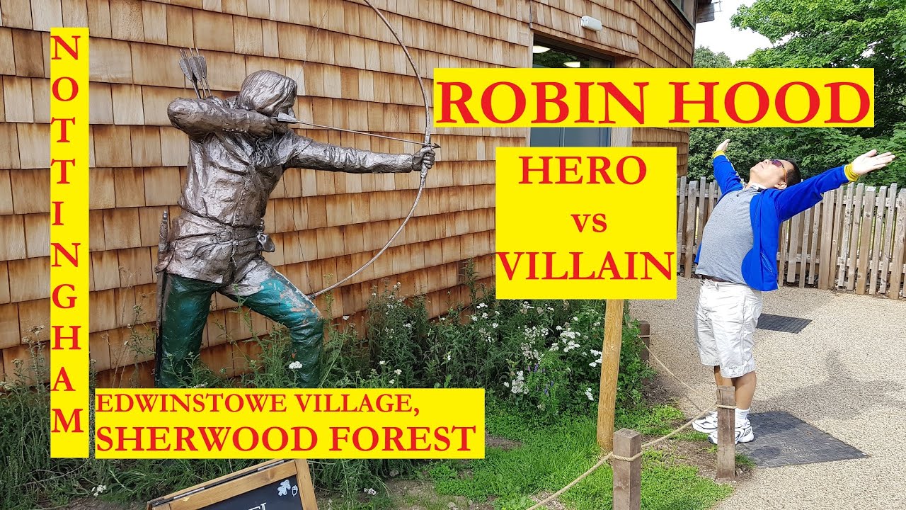 Edwinstowe Village Sherwood Forest Robin Hood Legend Nottingham England United Kingdom (Part 1 of 2)