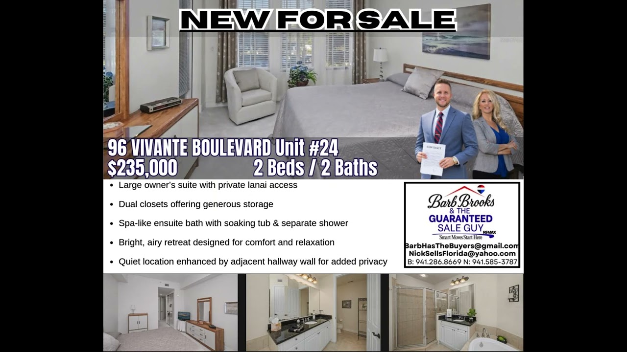 NEW FOR SALE! 96 Vivante Blvd #24, Punta Gorda, FL 33950