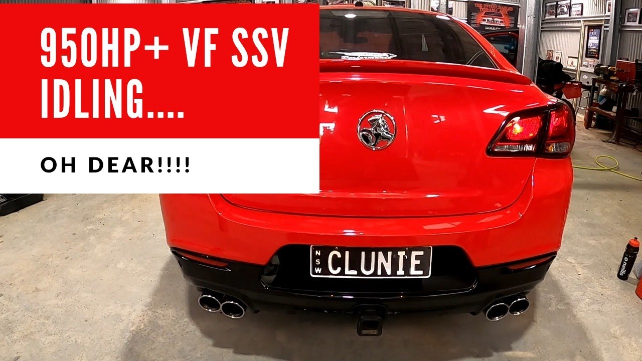 950hp+ VF SSV Redline idling....supercharged LS7!