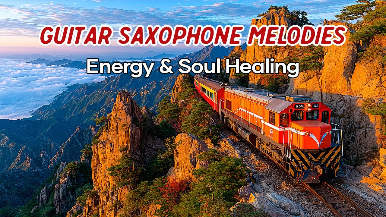 Journey Through Peace – Calming Guitar & Saxophone, Nature Views That Touch the Soul