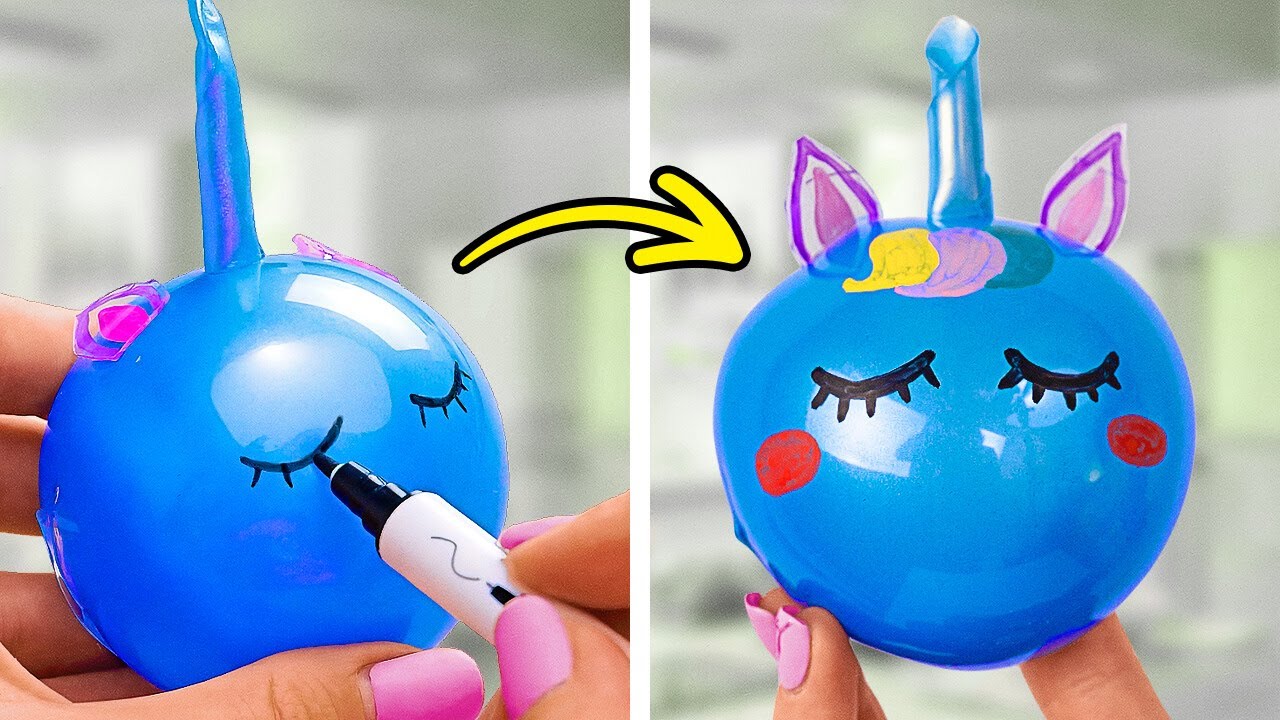Giocattoli Fidget fai-da-te facili e carini che puoi realizzare a casa 🦄✨