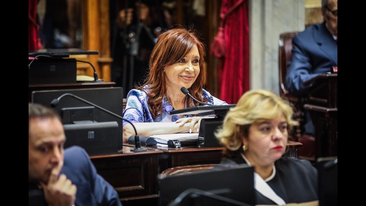 Intervención de Cristina en el debate sobre Presupuesto 2018 y Reforma Tributaria