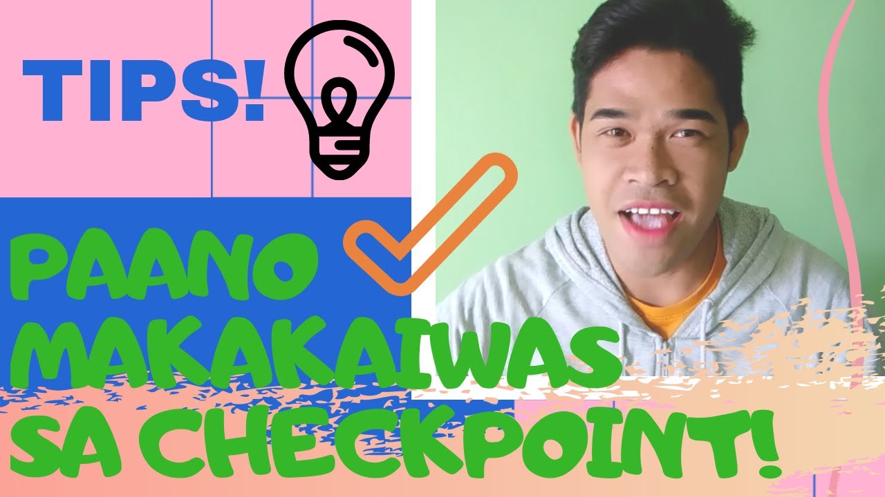Paano nga ba makakaiwas sa Checkpoint | Nickkoz TV