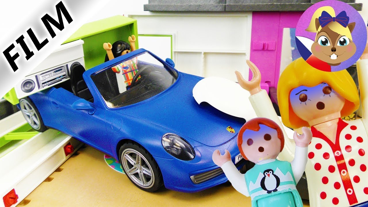 Playmobil příběh | Autonehoda ve vile! | Kdo najel autem do obýváku? | Rodina Dvořákova