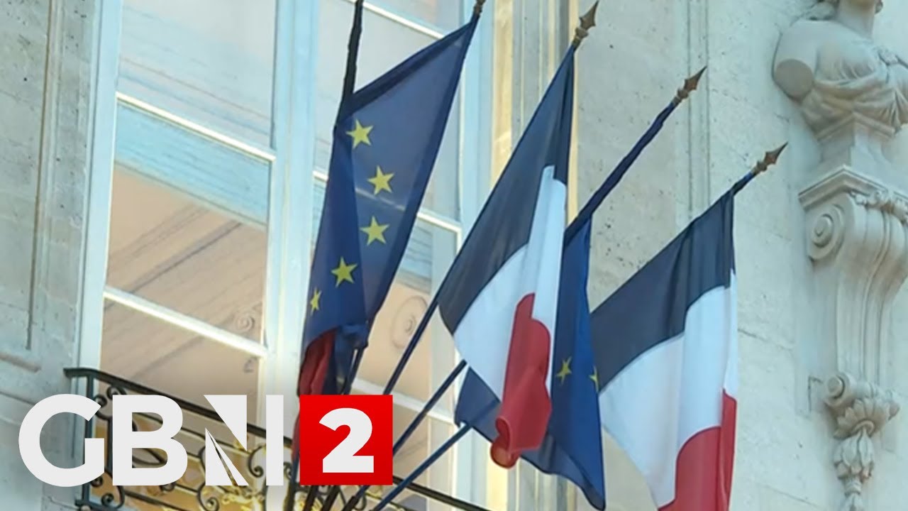 WATCH: French President Emmanuel Macron welcomes EU Council President Antonio Costa