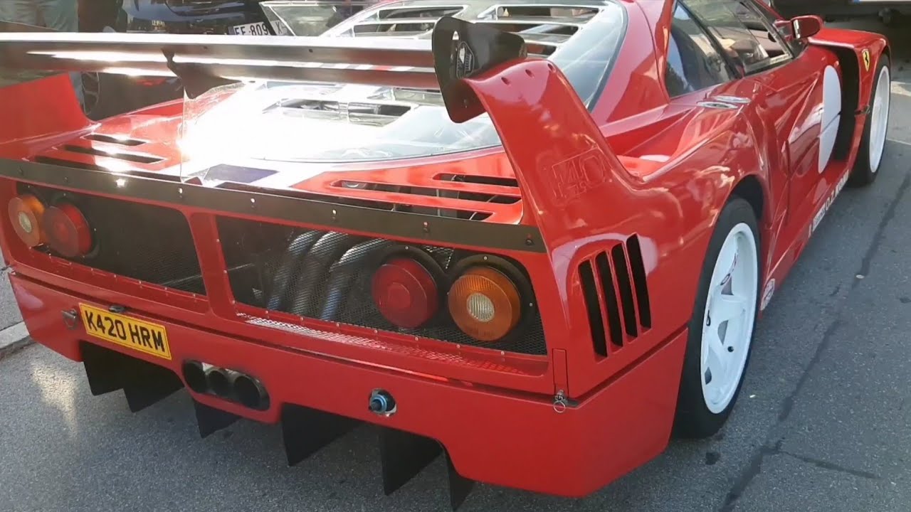 Ferrari F40 LM exhaust sound