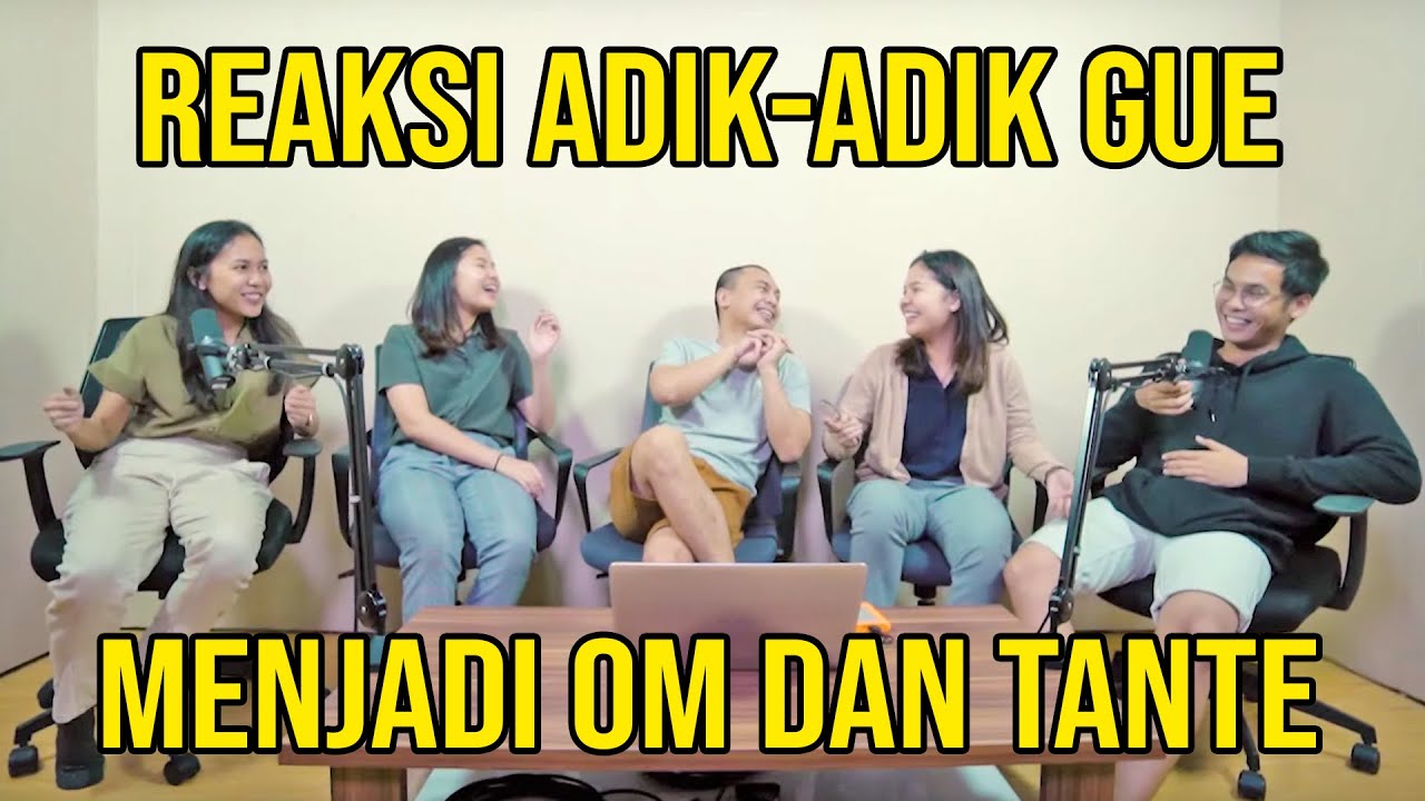 REAKSI ADIK-ADIK GUE MENJADI OM DAN TANTE 😂