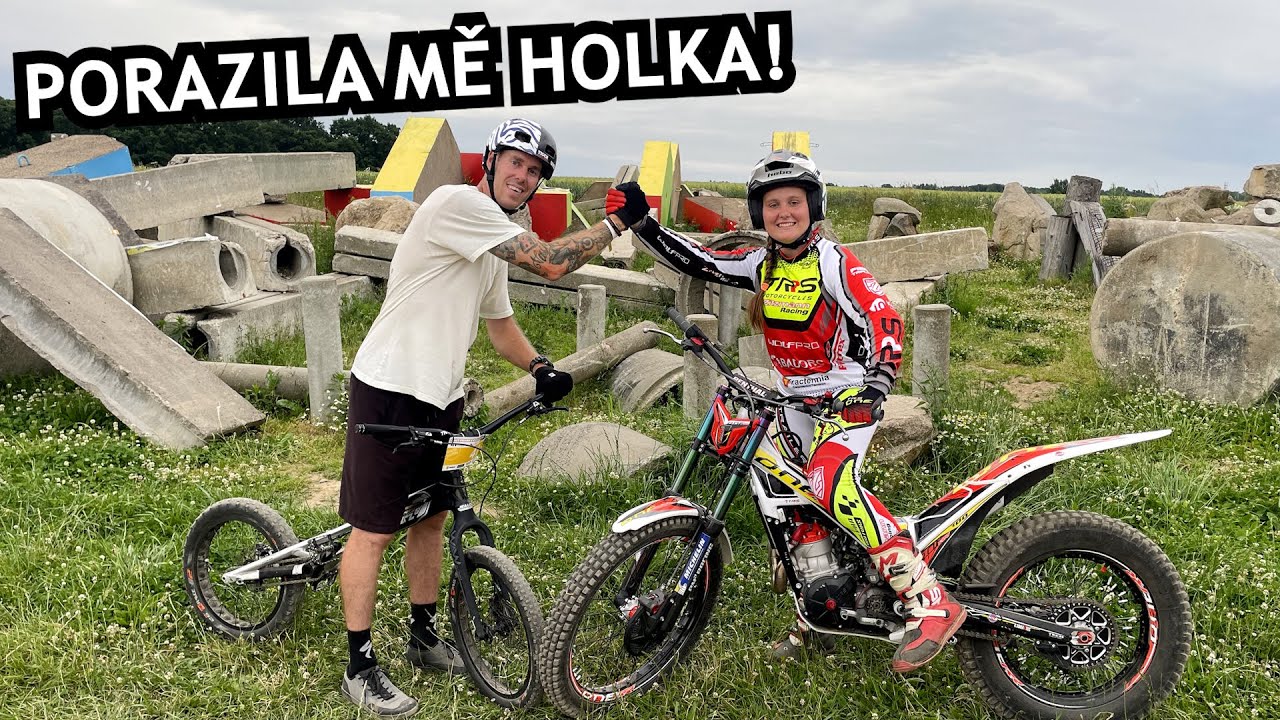 JAK JEZDÍ HOLKY TRIAL? BIKE VS MOTO!