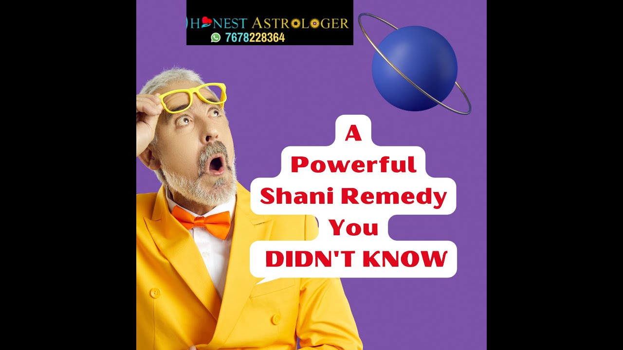 Powerful Shani remedy that you did NOT know