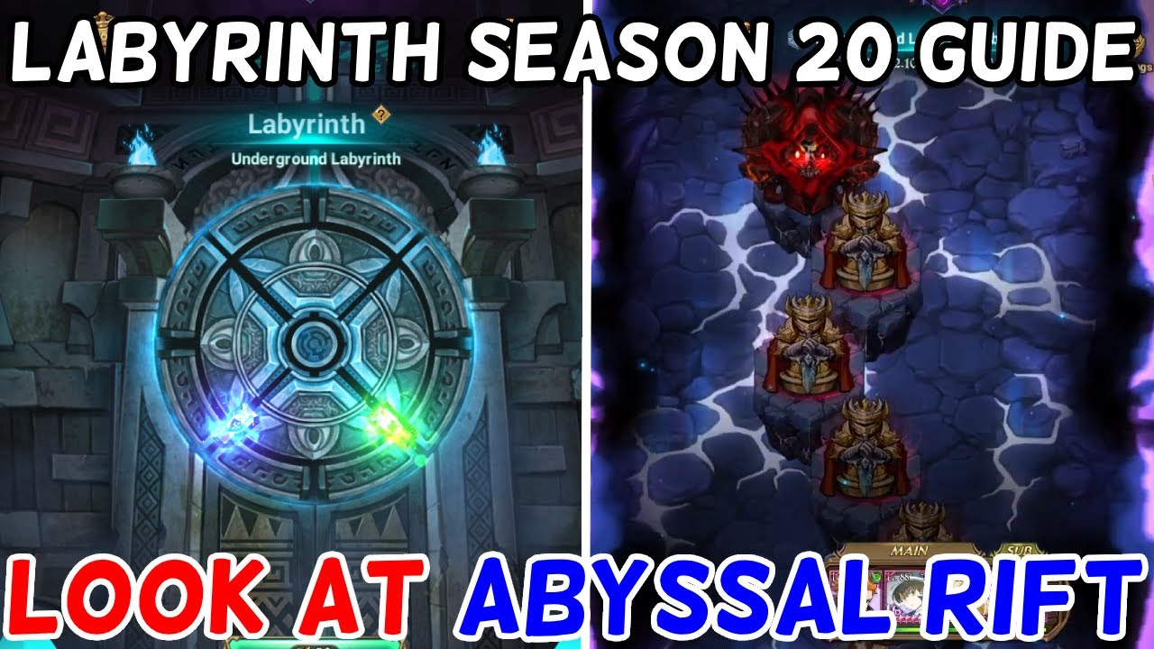 NEW SEASON 20 LABYRINTH GUIDE + ABYSSAL RIFT - The Seven Deadly Sins Grand Cross