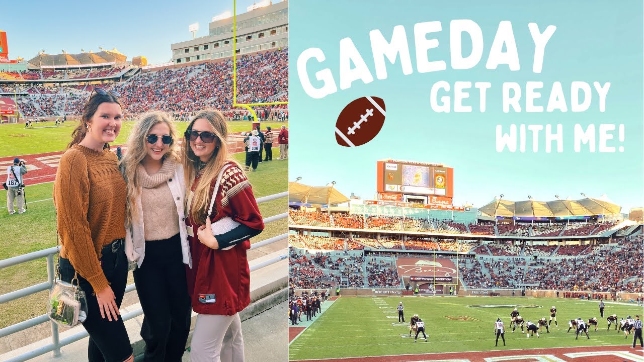COLLEGE GAME DAY | get ready with me!