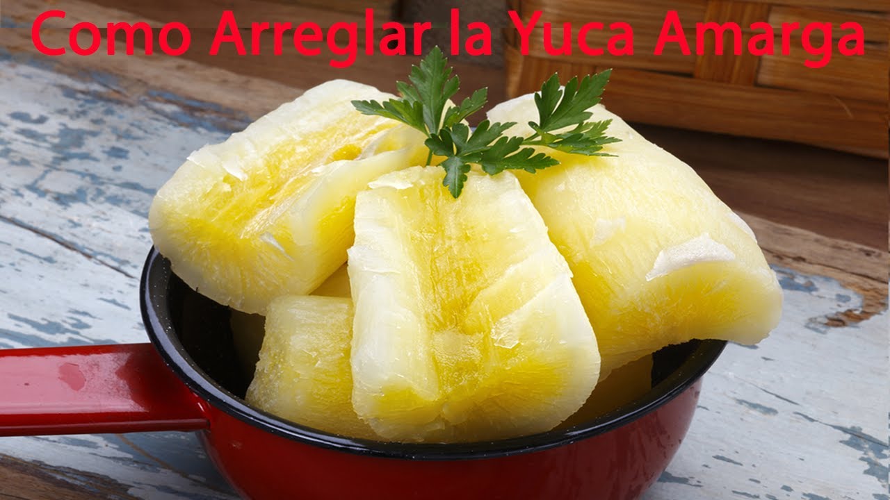 como arreglar la yuca amarga