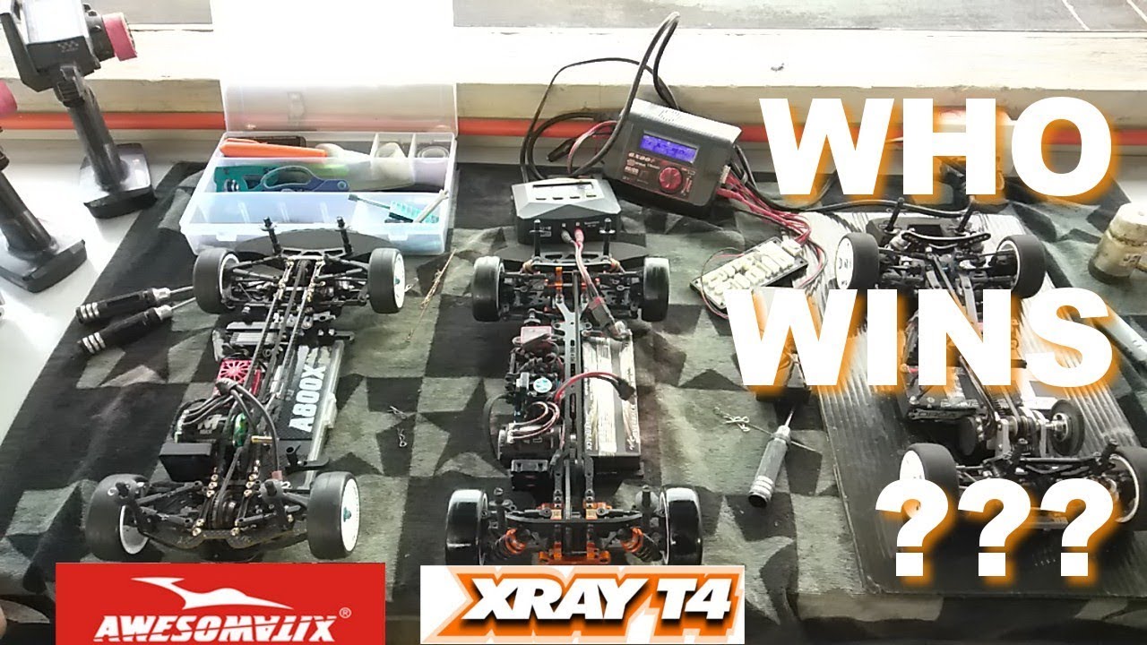 Awesomatix A800X Evo vs Xray T4 2018 RC Car Review