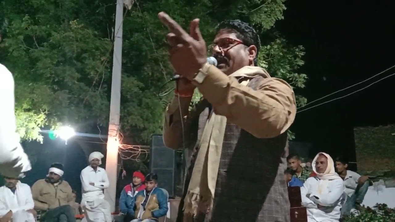 गायक रामहरि गुर्जर ने गाया चेतावनी भजन धमाकेदार=9644388630