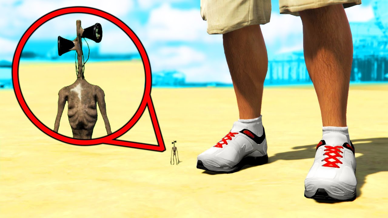 GTA 5 als BABY SIREN HEAD spielen!
