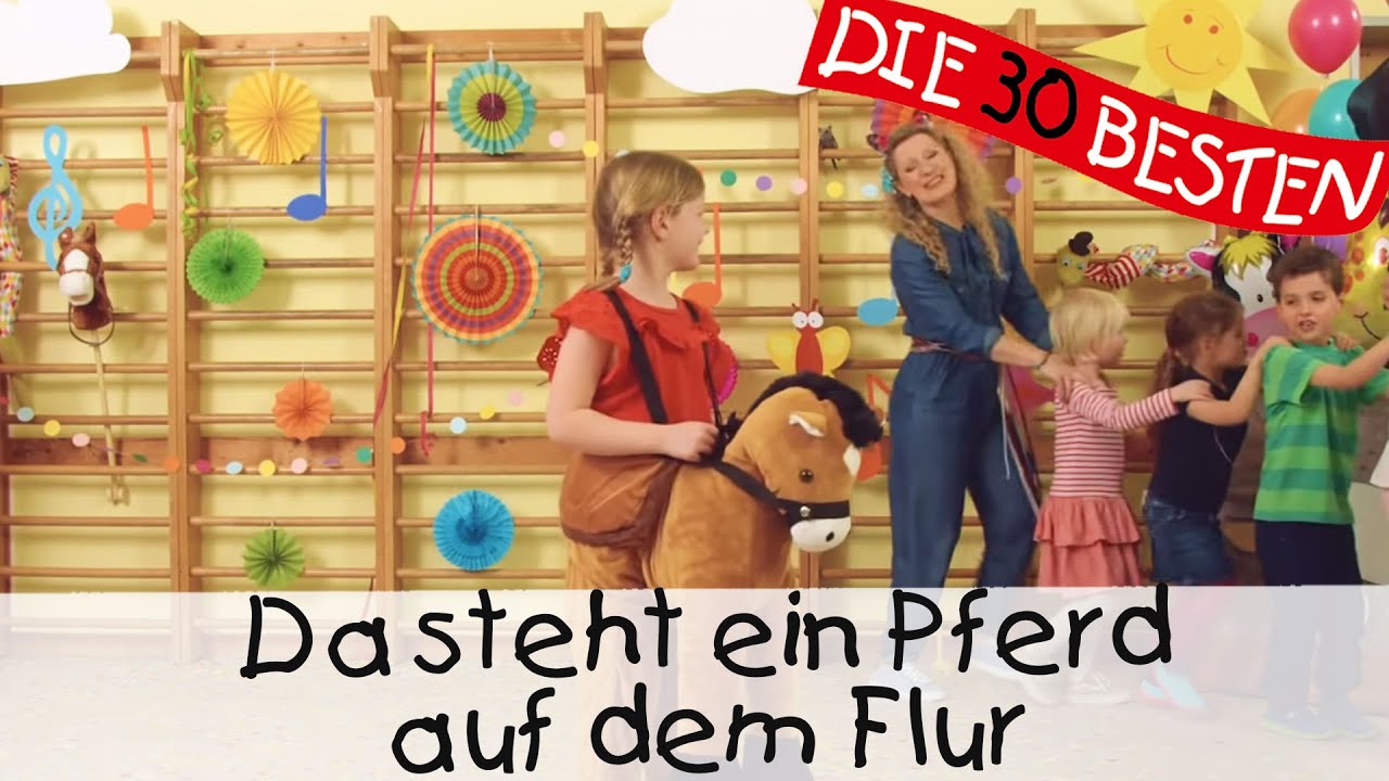 👩🏼 Da steht ein Pferd auf dem Flur - Singen, Tanzen und Bewegen || Kinderlieder