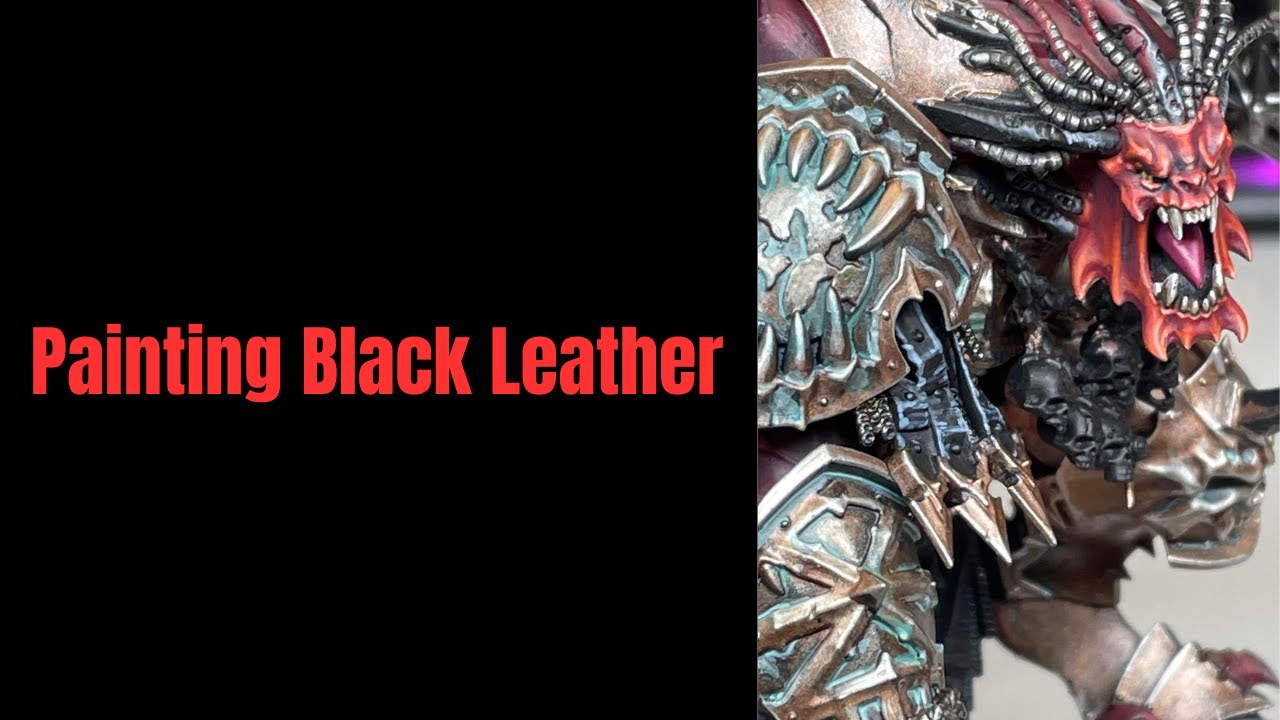 Painting Black Leather