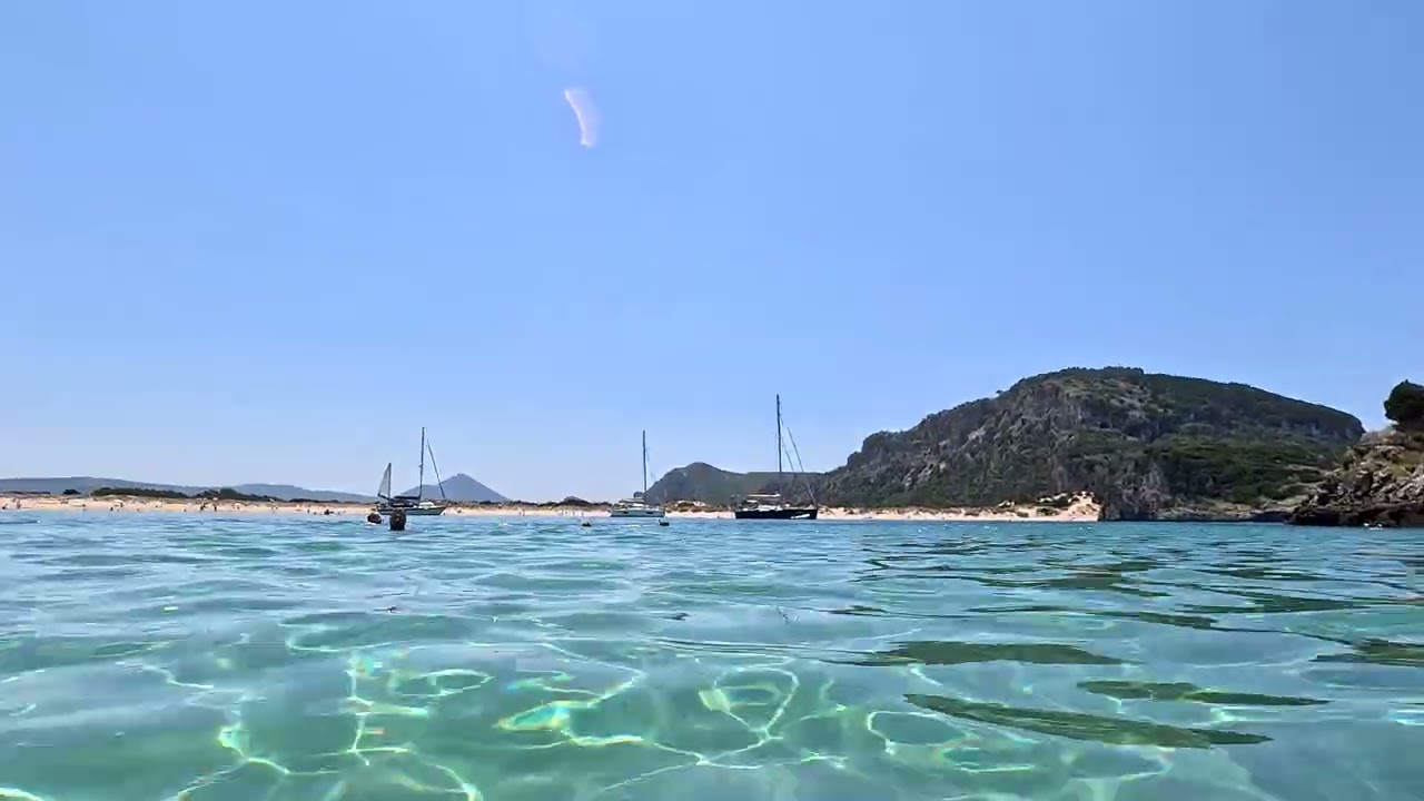 🌊 Paradise Found! Stunning Voidokilia Beach from the Water | Greece&rsquo;s Hidden Gem
