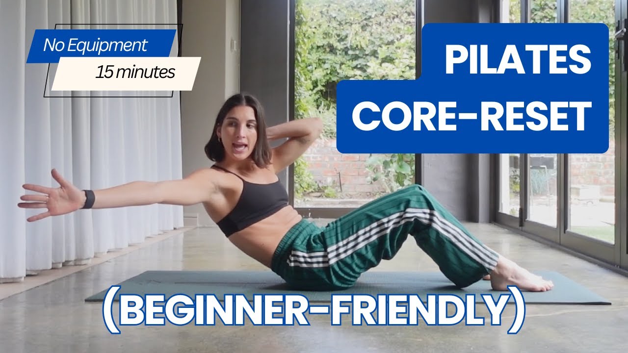 15-Min Pilates Core Workout for Beginners | Flat Abs + Strong Core at Home