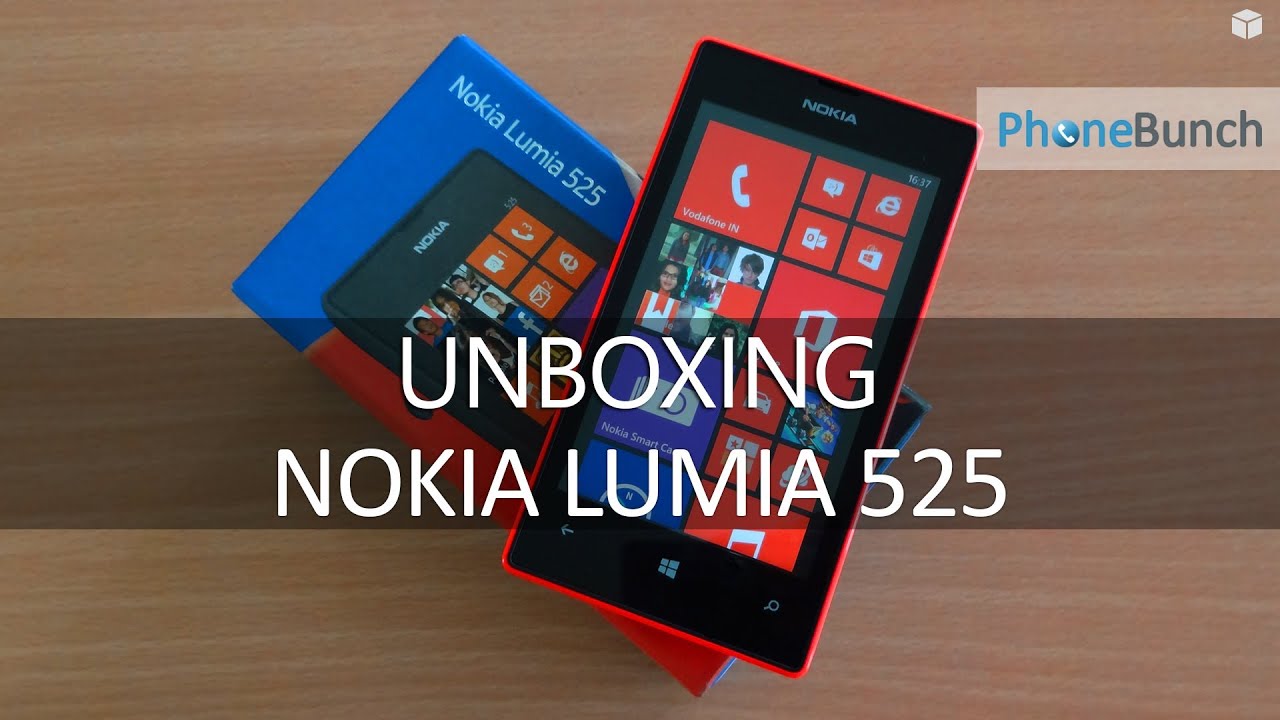 Nokia Lumia 525 Unboxing