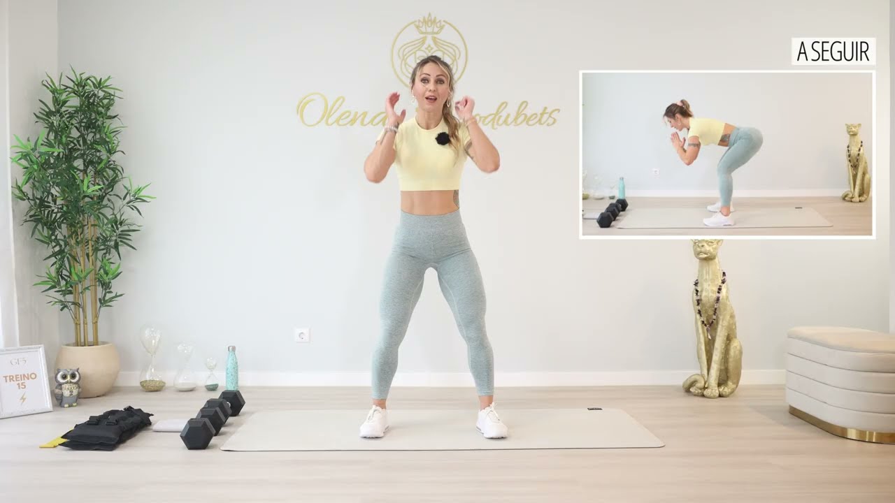 Treino Pesado para Aumentar Glúteos e Posterior da Coxa em casa / GF5  -  Treino 15