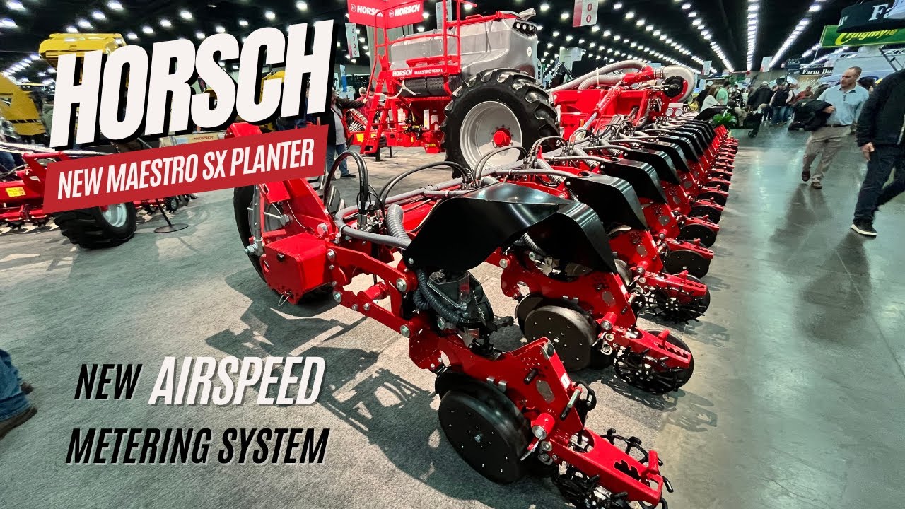 FULL OVERVIEW of HORSCH's Maestro SX — NEW High-Speed Planter Model and AirSpeed Metering System