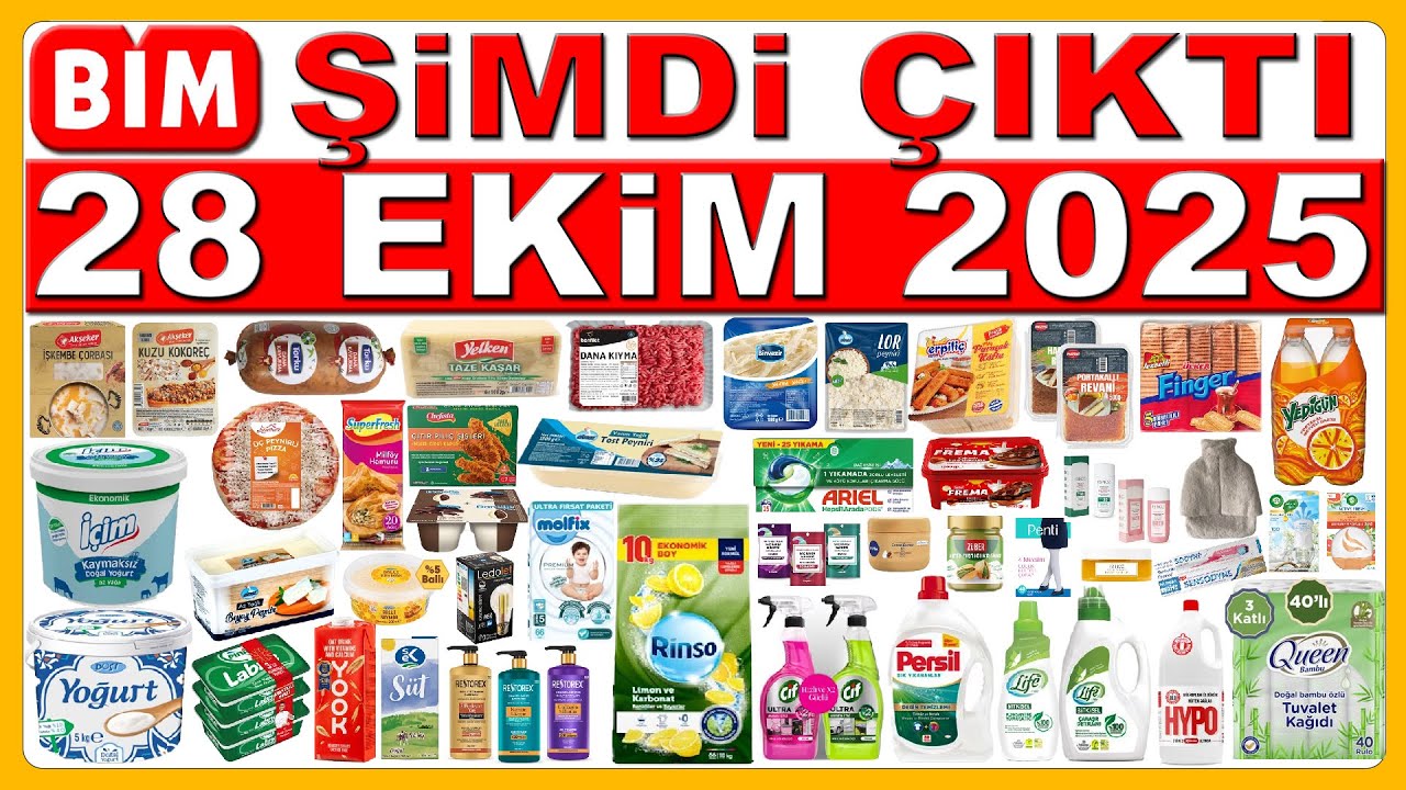 BİM 28 EKİM 2025 KATALOĞU | BİM TEMİZLİK VE GIDA &Uuml;R&Uuml;NLERİ | BİM İNDİRİMLERİ BU HAFTA | BİM AKT&Uuml;EL