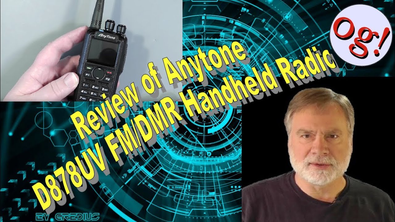 Review of Anytone D878UV FM/DMR Handheld Radio (#184)
