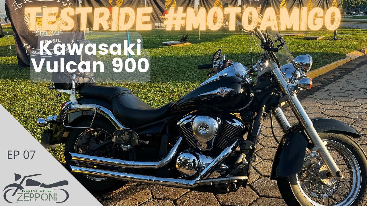 [TEST-RIDE] KAWASAKI VULCAN 900 * PRIMEIRAS IMPRESSÕES #motovlog