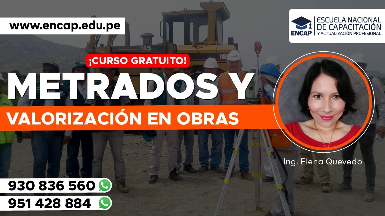 CURSO: METRADOS Y VALORIZACI&Oacute;N EN OBRAS - 2025