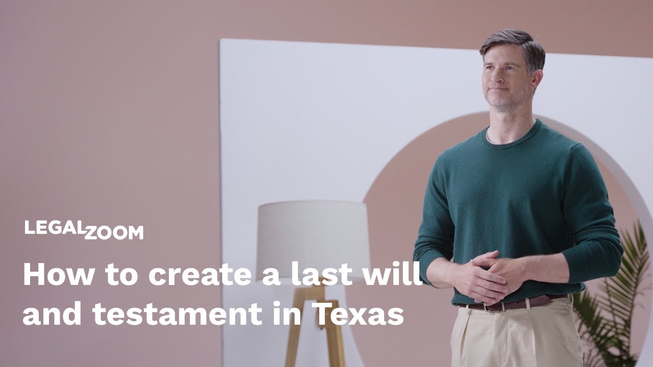 How to create a last will and testament in Texas