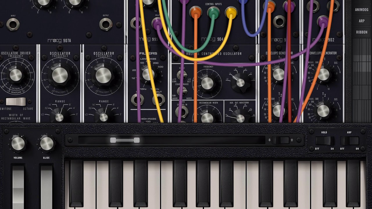 The Daily Noodle #12 - MOOG Model 15 (No Talking) iPad Demo