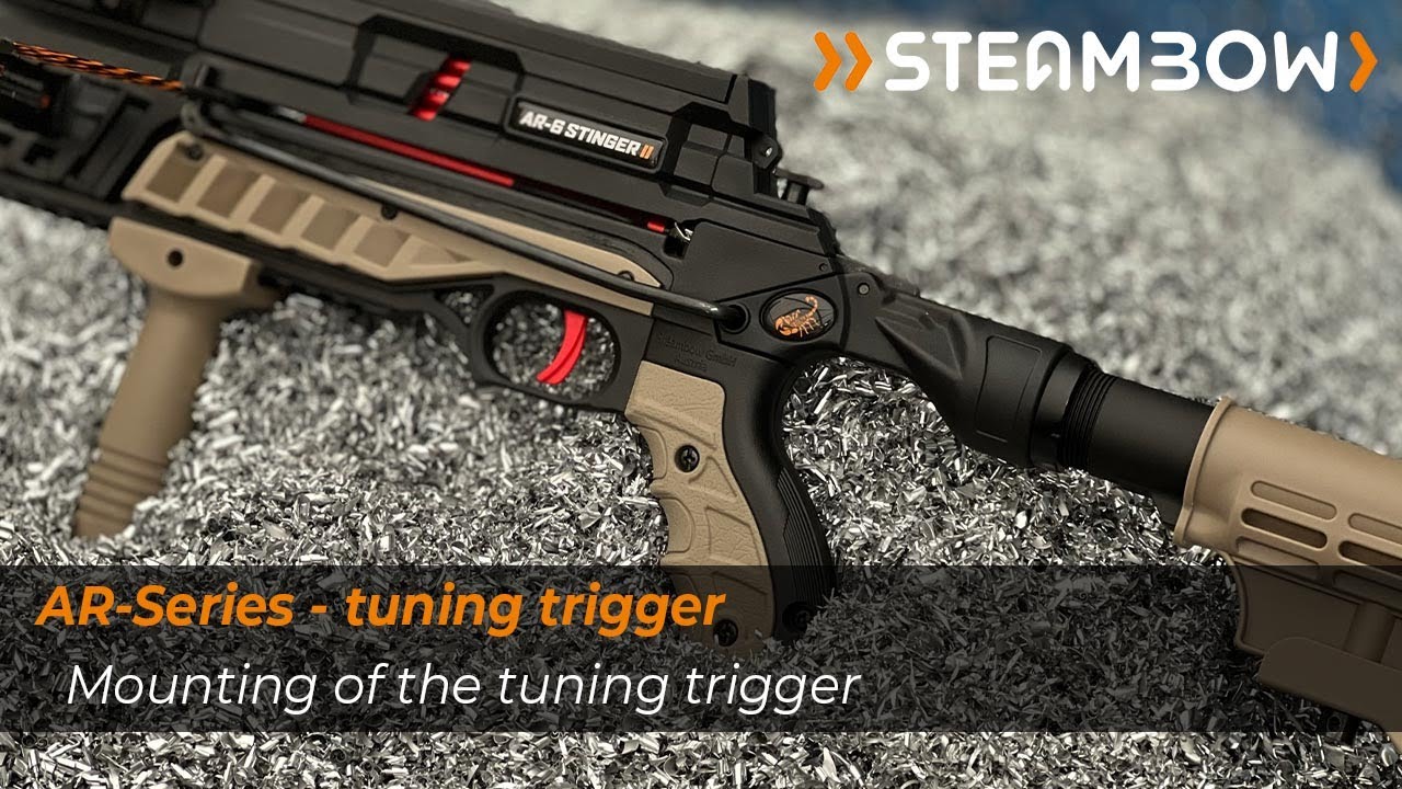 Установка настраиваемого триггера Steambow на ваш AR-6 Stinger II для уменьшения усилия спуска