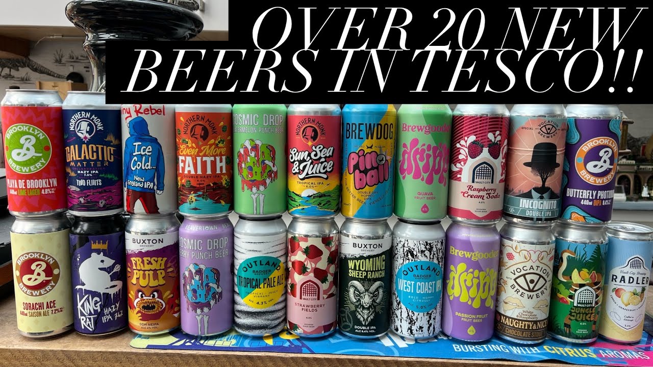 HUGE Tesco Beer Drop! , Over 20 NEW Craft Beers In Tesco , Tesco Craft Beer Unboxing