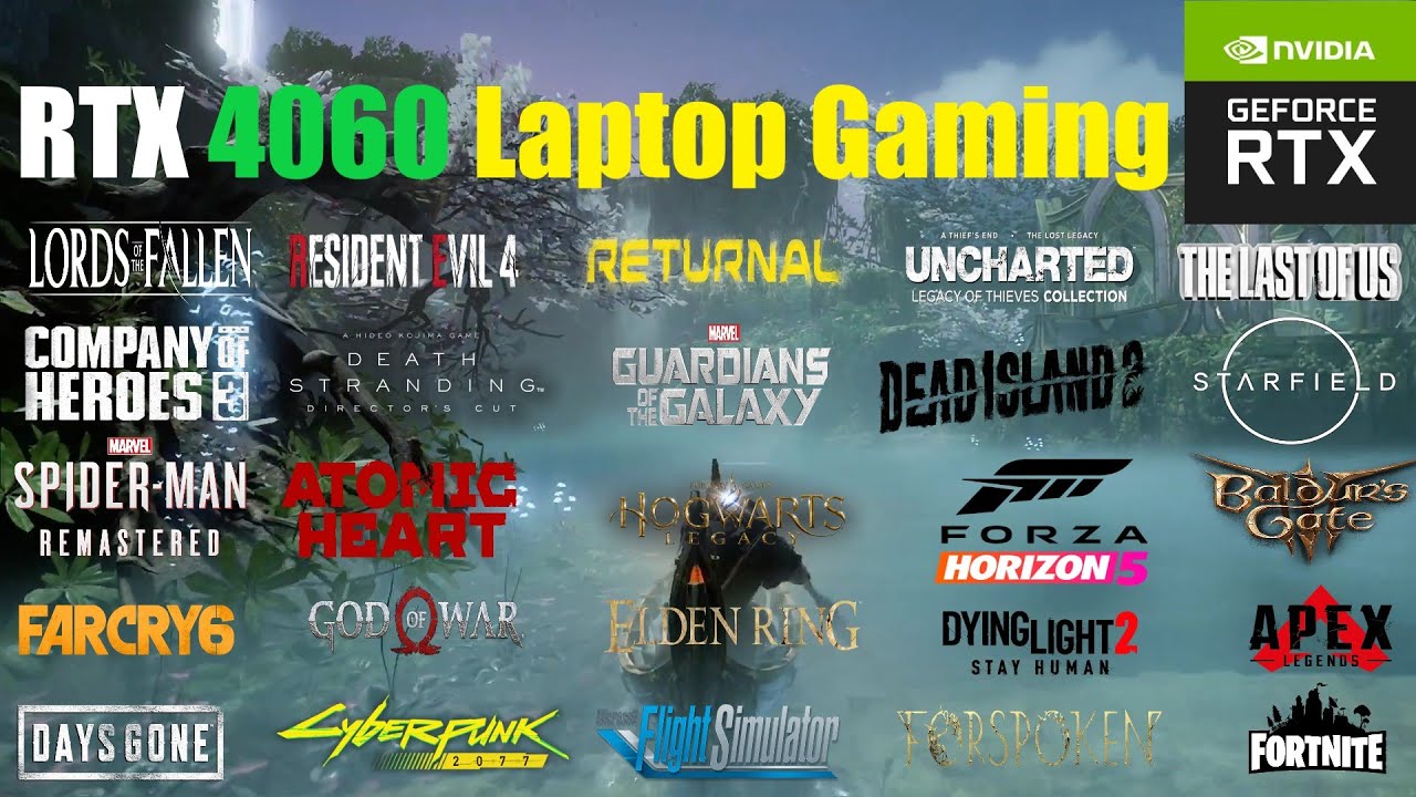 RTX 4060 Laptop (140W) Gaming Part 1- Test in 43 Games