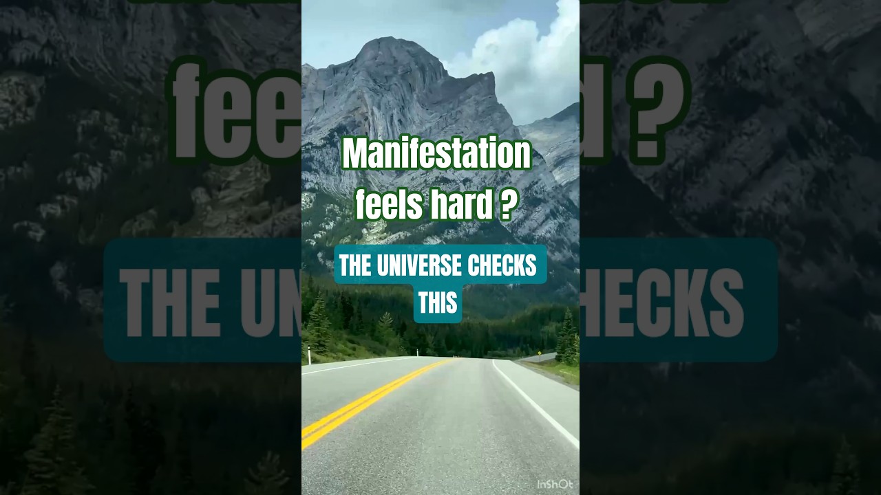 Why manifestation feels hard.   